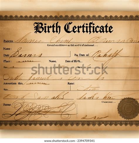 handwritten birth certificate|Birth certificate already registered and child is under the surname .